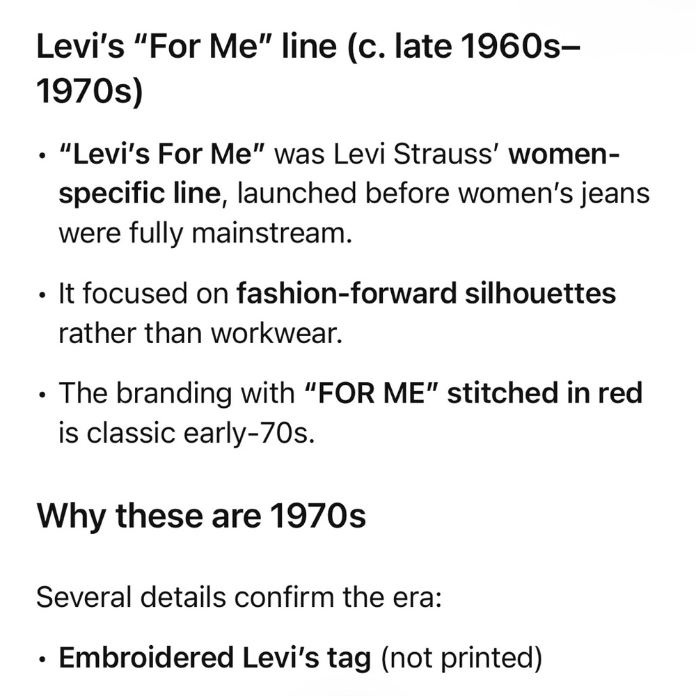 1970s Levi’s “For Me” Plaid Pants Vintage Women’s Levi Strauss Trousers Wide Leg - Picture 9 of 10